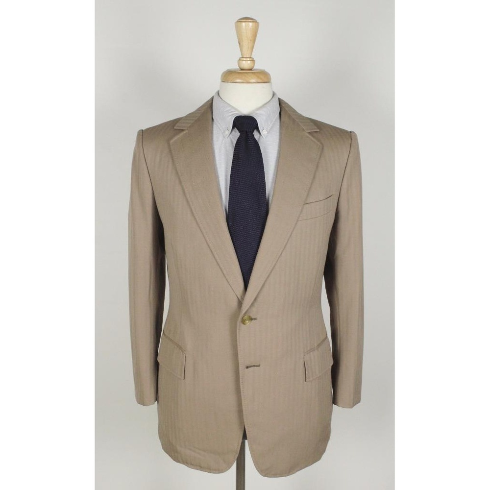 RARE Norman of #SavileRow 40S Beige Sport Coat 611